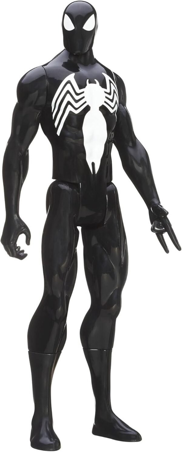 Marvel Ultimate Spider-Man Titan Hero Series Black Suit Spider-Man Figure - 12