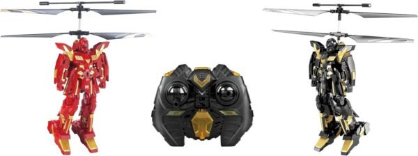 Riviera RC 3 CH Battle Robots with Gyro 2-Pack, Black/Red