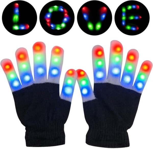 Minote LED Gloves Kit Toy Fun Kids Pack Set Play