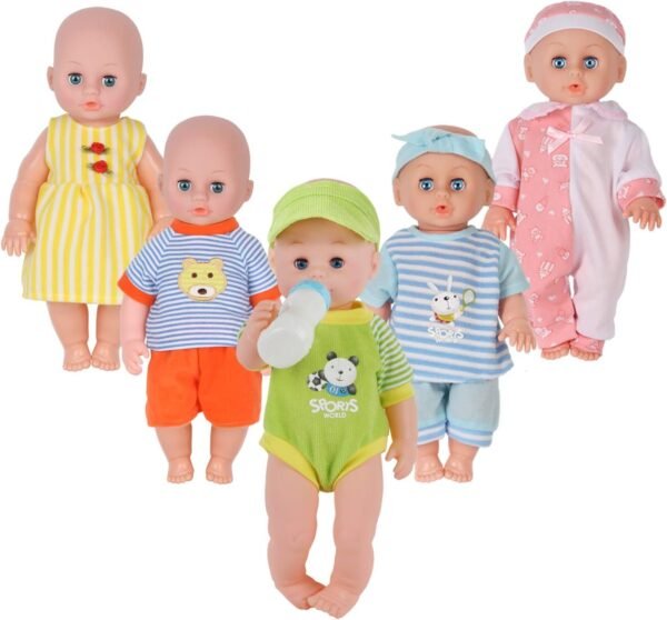 Set of 5 for 11-12-13-14 Inch Newborn Reborn Alive Doll Baby Doll