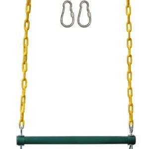 Jungle Gym Kingdom 18 Trapeze Swing Bar Rings 48 Heavy Duty Chain