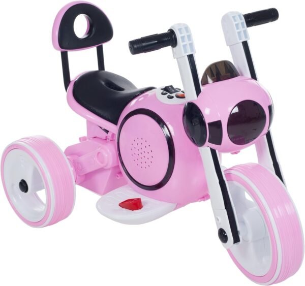3 Wheel LED Mini Motorcycle Trike, Ride on Toy for Kids by