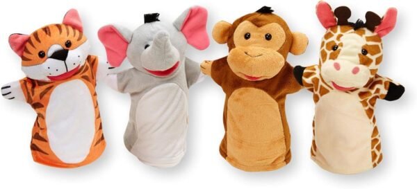 Melissa & Doug Zoo Friends Hand Puppets Kit Toy Fun
