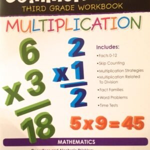 Common Core Multiplication Third Grade Workbook Kit Toy Fun Kids