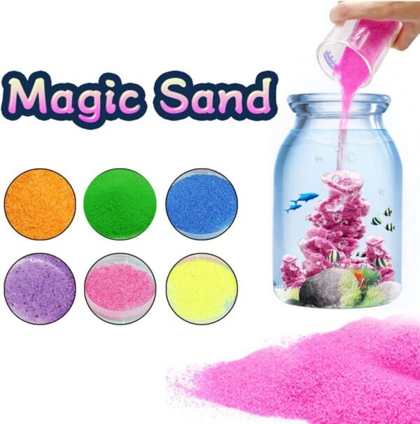 BRXY 6 Pack Magic Sand - Space Sand Hydrophobic Sand Play Sand