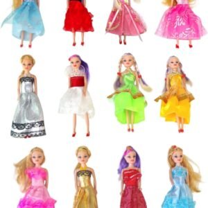 Butterfly Craze Miniature Doll Play-Set Bundle with Princess and Fashion Clothes Accessories.