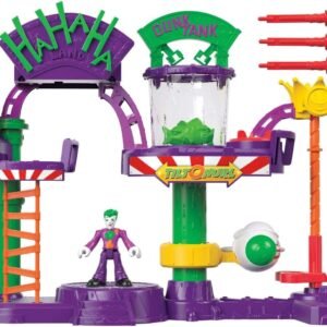 Imaginext Fisher-Price DC Super Friends The Joker Laff Factory, Multi Color, ModelGBL26