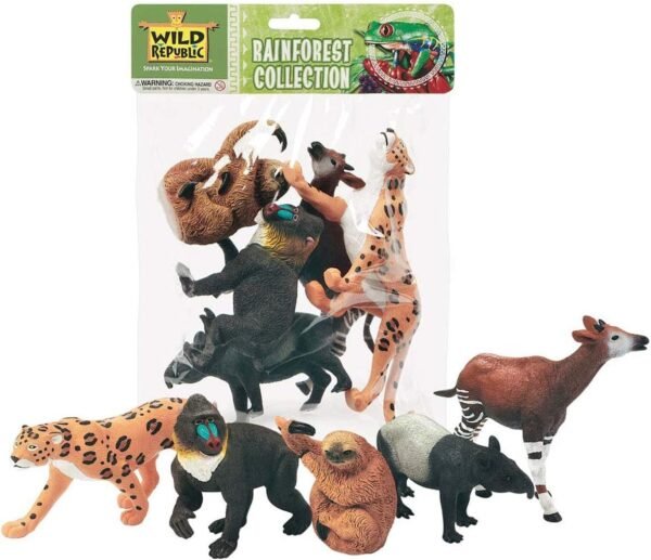 Wild Republic Polybag Rainforest 5Piece 53529 Kit Toy Fun Kids