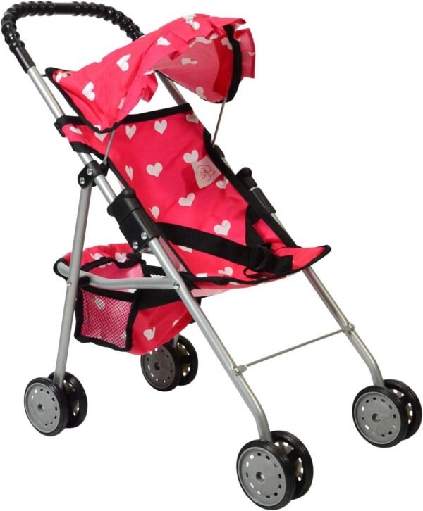 The New York Doll Collection My First Doll Stroller with Basket &