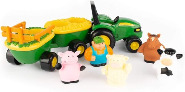 TOMY John Deere Animal Sounds Hayride Preschool Toy Kit Fun