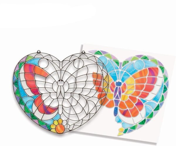 Melissa & Doug Stained Glass Made Easy - Butterfly Kit