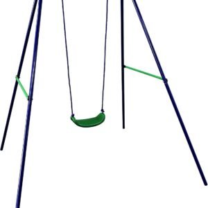 ALEKO BSW01 Child Baby Toddler Outdoor Swing Playground Accessory Blue and Green