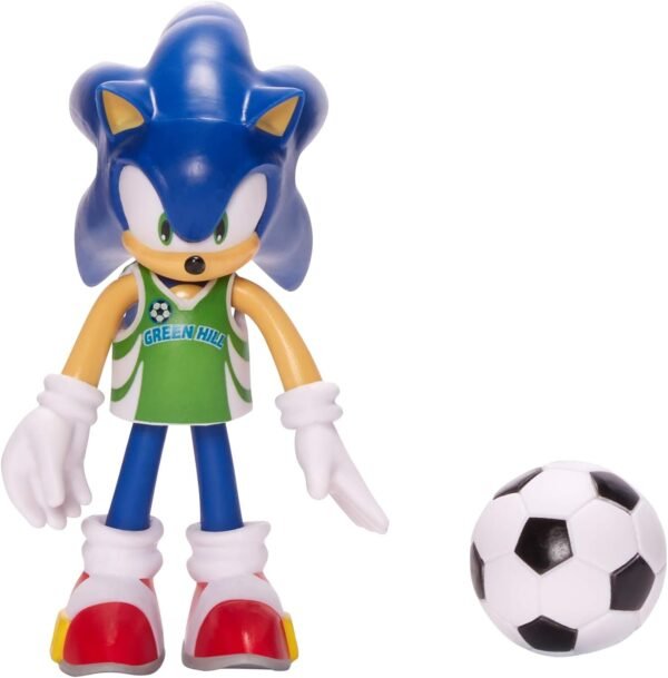 Sonic The Hedgehog 4 Soccer Sonic Action Figure Kit Toy