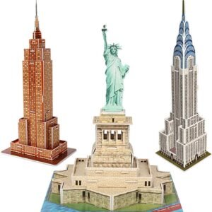 CubicFun 3D Puzzle for Mini Kids New York Cityline Landmark Architecture Building