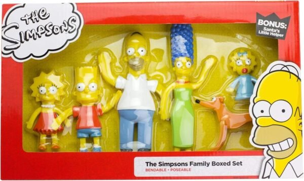 NJ Croce Simpsons Family Boxed Set Action Figure Kit Toy