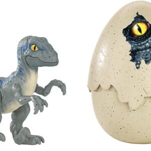 Jurassic World Hatch n Play Dinos Velociraptor Blue Kit Toy