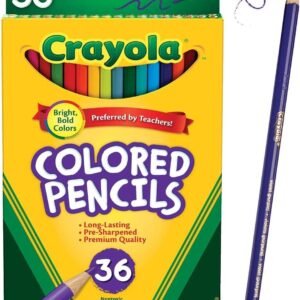 Crayola Colored Pencils Set, School Supplies, Presharpened, 36 Count Kit