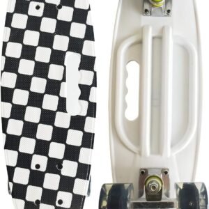 Runyi 22/24/27 Inches Mini Cruiser Skateboard Complete for Beginners Professional,Plastic Cruiser with