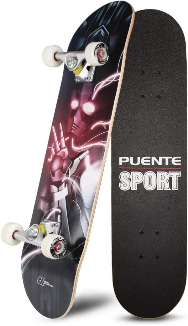 YF YOUFU Skateboard Complete, 31 Inch Pro Skateboards, Tricks Skate Board for
