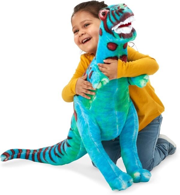 Melissa & Doug Giant T-Rex Dinosaur - Lifelike Stuffed Animal over 2