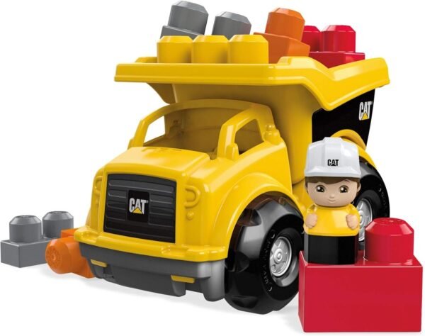 Mega Bloks Caterpillar Lil Dump Truck Kit Toy Fun Kids