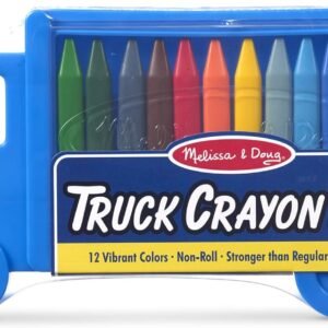 Melissa & Doug Truck Crayon Set - 12 Colors Kit