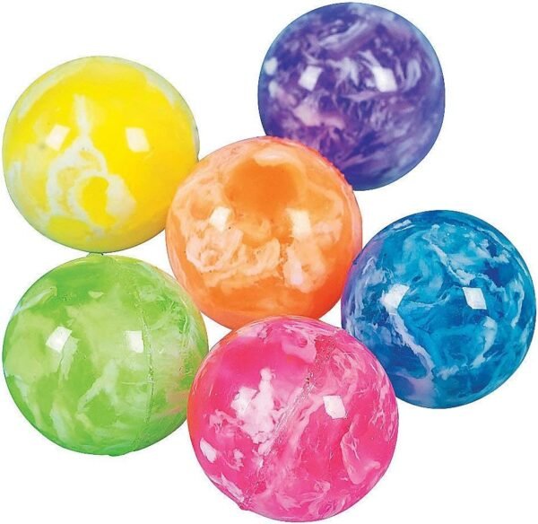 Fun Express - Neon Swirled Bouncing Balls - Toys - Balls -