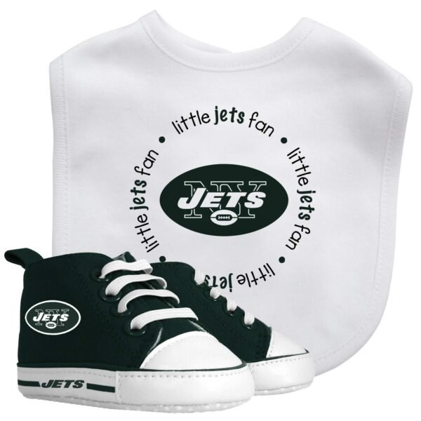 Baby Fanatic Bib with Pre-Walker, New York Jets Kit Toy