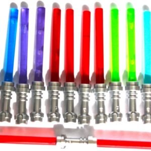 LEGO Star Wars Lightsaber with Metallic Hilts, 2-Inch, Set of 13