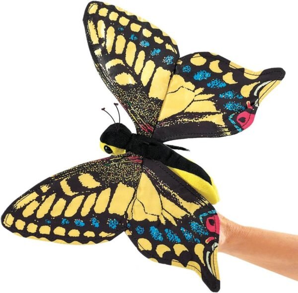 Folkmanis Swallowtail Butterfly Hand Puppet Kit Toy Fun Kids Pack