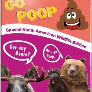 Tree-Free Greetings North American Wildlife Go Poop Card Game, for Ages 4