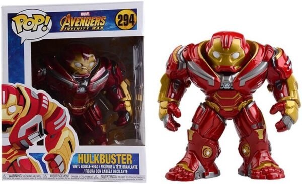 Funko Pop Marvel Avengers Infinity War 6 Hulk buster Figure, Multicolor
