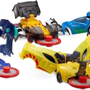 Level 1 - Jayhawk, Nightweaver, Nitebite & Sparkbug - Flipping Morphing Toy