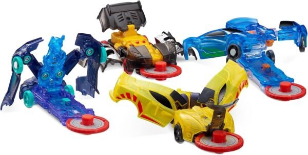 Level 1 - Jayhawk, Nightweaver, Nitebite & Sparkbug - Flipping Morphing Toy