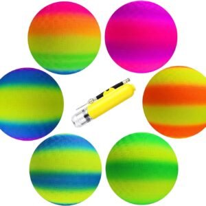 actearlier Playground Ball 8.5 inch 6 Pack Kickball for Kids-Official Size Playground