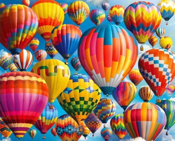 Springboks 1000 Piece Jigsaw Puzzle Balloon Fest Kit Toy Fun