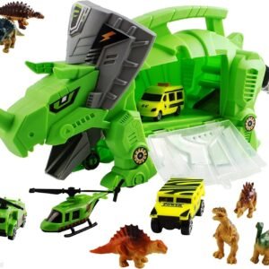 WolVol Perfect Dinosaur Storage Carrier for Your Dinosaurs and Cars Includes Mini