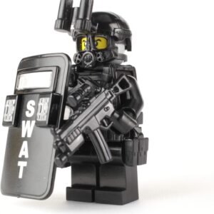 Battle Brick SWAT Police Officer Pointman SKU50 Custom Minifigure Kit