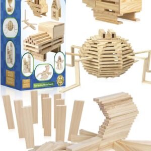 3 Bees & Me Wooden Building Toys - STEM Toys for Boys