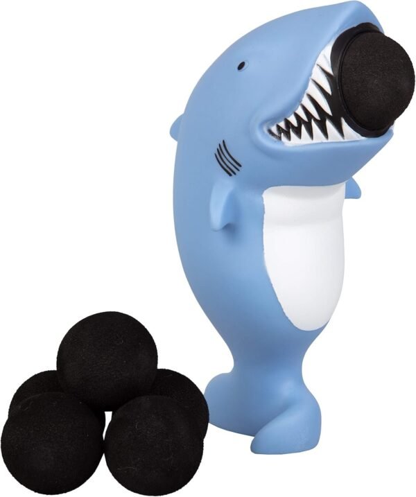 Hog Wild Shark Popper Toy - Shoot Foam Balls Up to 20