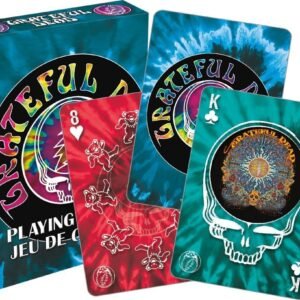 Aquarius Grateful Dead Tie Dye Playing Cards Kit Toy Fun