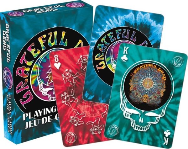 Aquarius Grateful Dead Tie Dye Playing Cards Kit Toy Fun