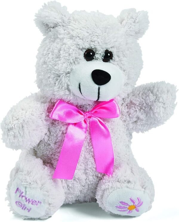 Plush Flower Girl Gift Bear Kit Toy Fun Kids Pack