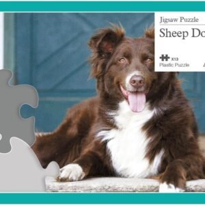 Active Minds 13 Piece Sheep Dog Jigsaw Puzzle Specialist Alzheimers/Dementia Activities &