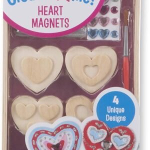 Melissa & Doug Wooden Heart Magnets Craft Kit Toy Fun