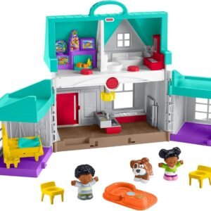 Fisher-Price Little People Big Helpers Home, Blue African American FFP