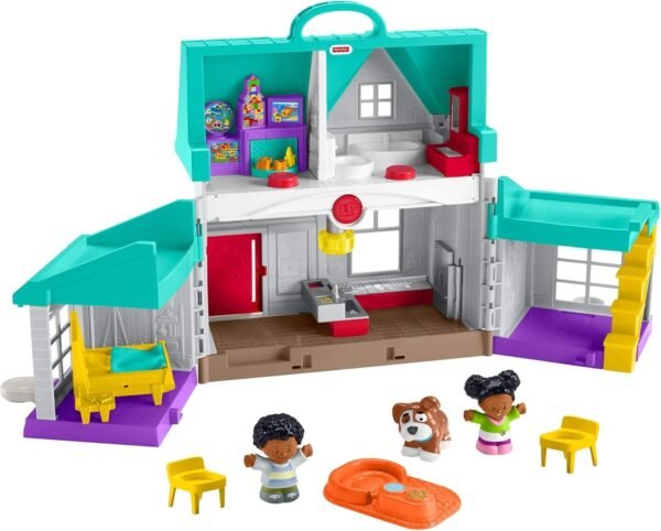 Fisher-Price Little People Big Helpers Home, Blue African American FFP