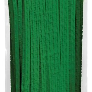 Creativity Street Jumbo Stems, Dark Green, 12 x 6 mm, 100 Pieces