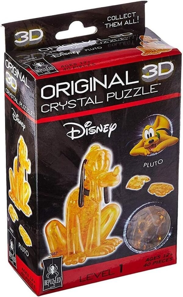 Original 3D Crystal Puzzle - Pluto Kit Toy Fun Kids
