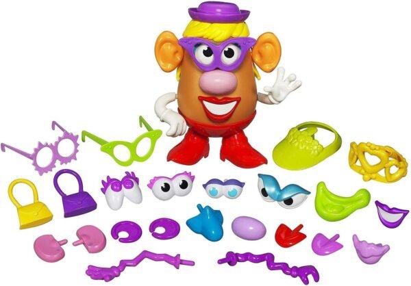 Playskool Mrs. Potato Head Silly Suitcase Parts and Pieces Toddler Toy for